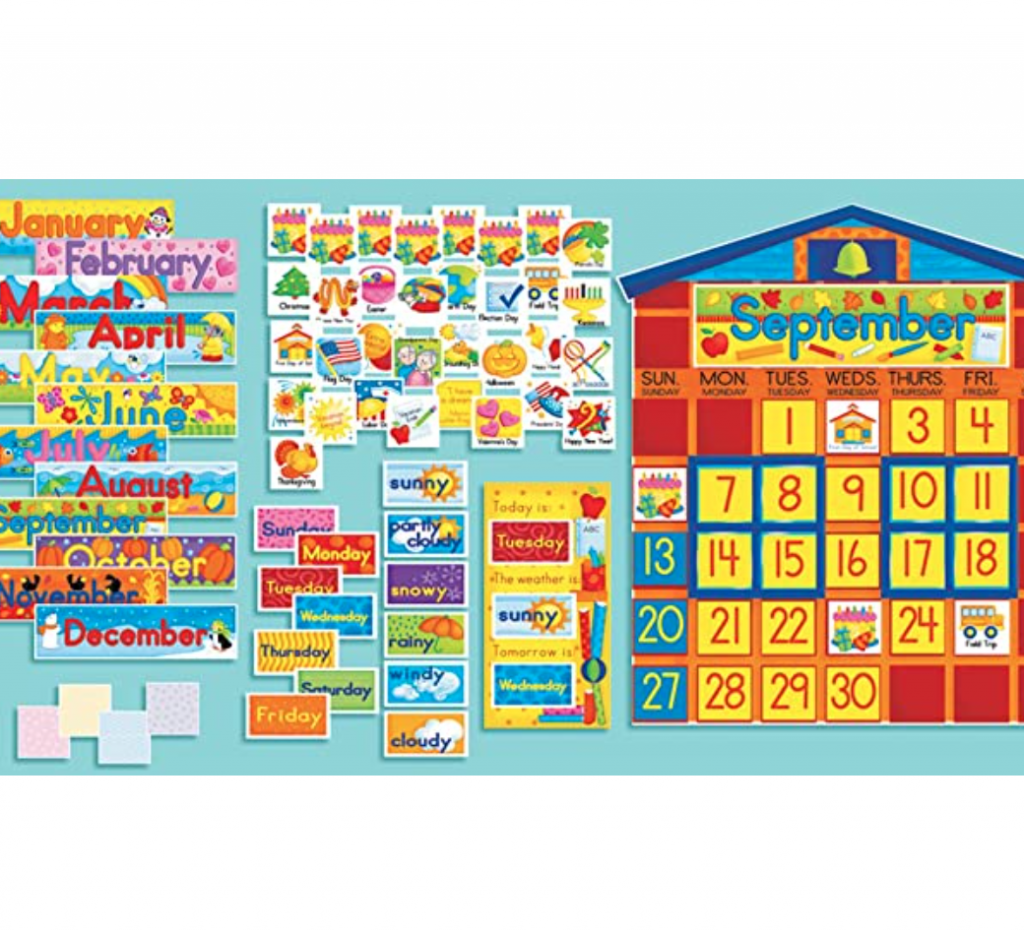 Amazon: Scholastic Calendar Bulletin Board - $11.19 | FreebieShark.com