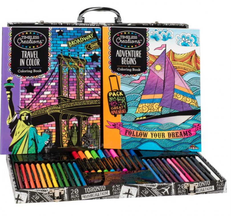 Walmart: 37-Piece Adult Coloring Set - $19.93 - SaveSpark