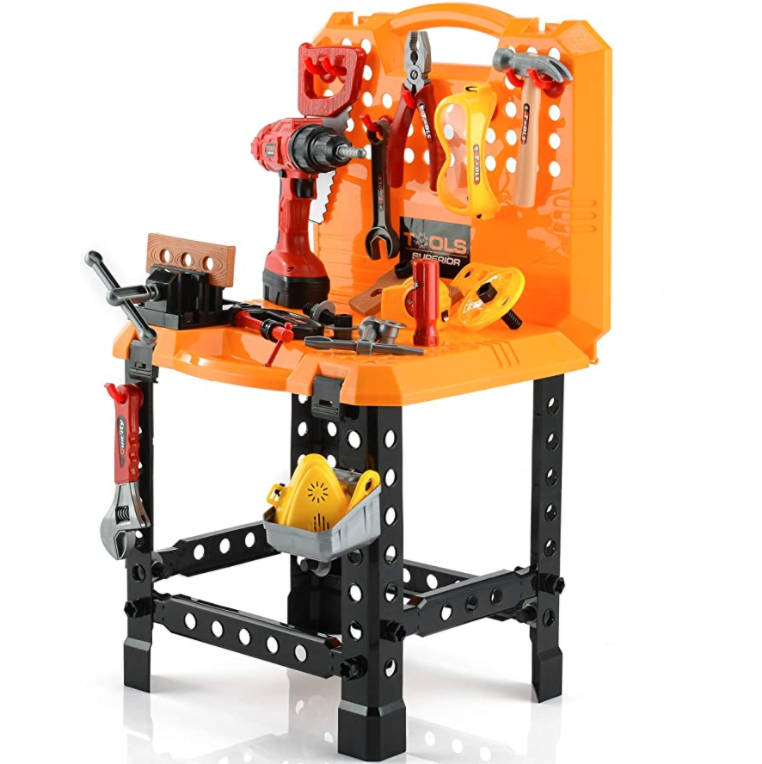 Amazon: 82-piece Toy Workbench - $25.49 Shipped - Savespark