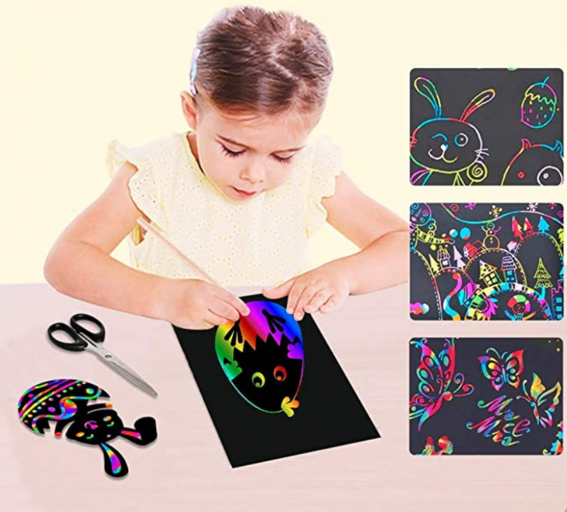 Amazon: Scratch Art Set 50-Pack - $10.99 - SaveSpark