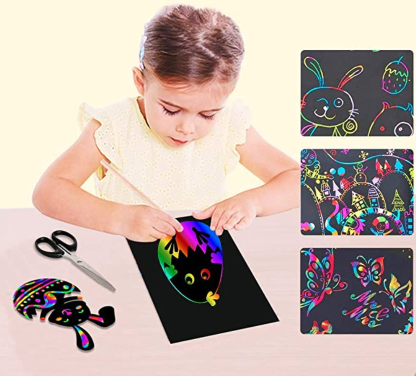 Amazon Scratch Art Set 50Pack 10.99 SaveSpark