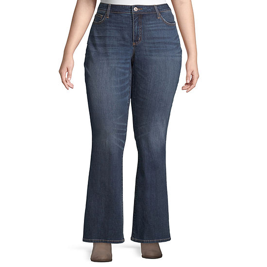 JCPenney: Women's Plus-Size St. John's Bay Bootcut Jeans- $17.99 ...