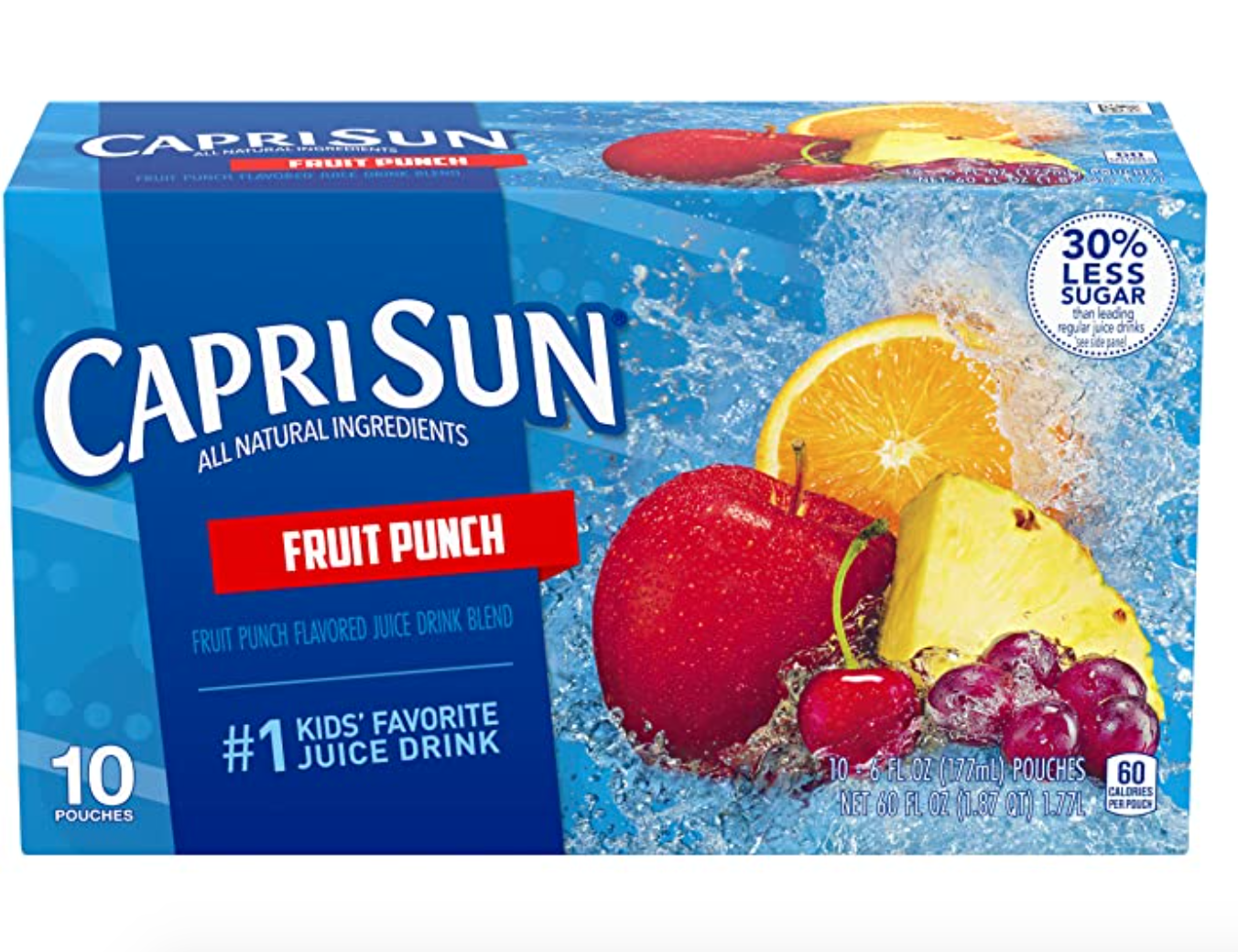 Sun fruits. Сок капри-Сан клубника-киви 177мл (США) (10)*4. Capri Sun Roarin' Waters Fruit Punch ready-to-Drink Juice (10 Pouches). Capri San all natural ingredients. Capri San all natural ingredients USA.