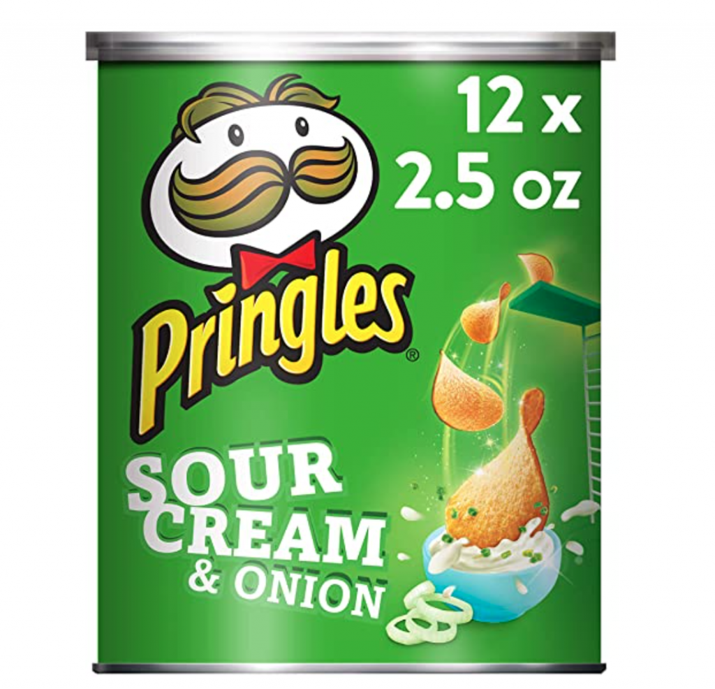 Amazon: Pringles Sour Cream & Onion (2.5oz Cans) 12-Pack - $11.29 ...
