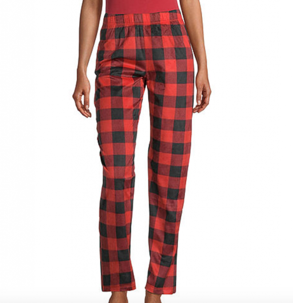 JCPenney: Women's Fleece Pajama Pants - $5.99 - SaveSpark